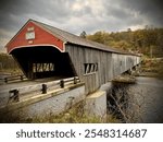 Bath Covered Bridge in Bath, New Hampshire.