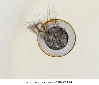 Bath Plug Hole Blocked With Hair