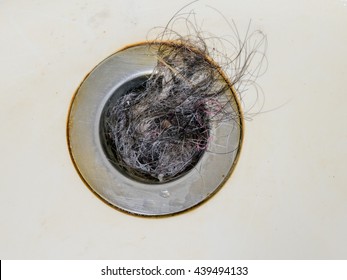 Bath Plug Hole Blocked With Hair