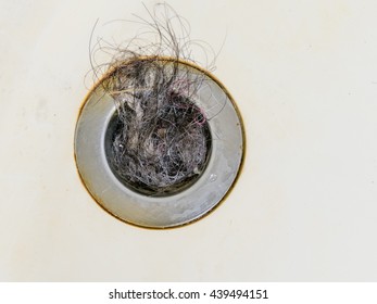 Bath Plug Hole Blocked With Hair