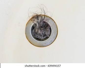 Bath Plug Hole Blocked With Hair