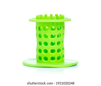 Bath Rubber Stopper On White Background Isolation