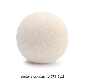 Bath salt bomb isolated on white background