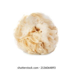 Bath Soapy Sponge Isolated On White Background