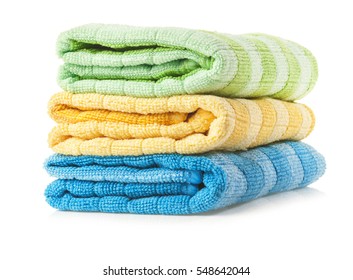 Bath Towel Isolated On White