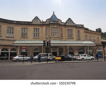 BATH, UK - CIRCA SEPTEMBER 2016: Bath Spa Railway Station