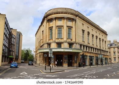 Bath, UK, May 22, 2020: The Forum, A Grade II Listed Art Deco Cinema, Built In 1934 In Bath, Somerset, England