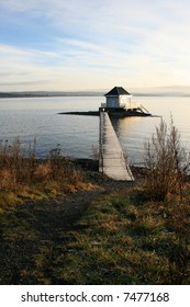 Bath-house in winter