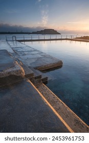 The Bathing Pools at La Vallette, St. Peters Port, Guernsey, Channel Islands, United Kingdom, Europe