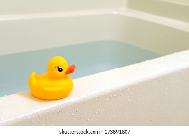 bubble bath rubber ducky