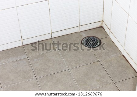 The bathroom is dirty