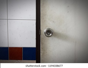 Bathroom Door Closed