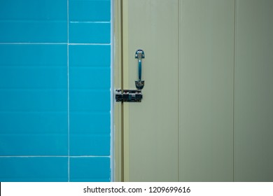 Bathroom Door Closed