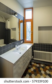 Bathroom In A Modern Apartment.