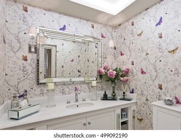 1000 Wallpaper For The Bathroom Stock Images Photos