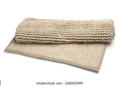 Bathroom Rug On White Background