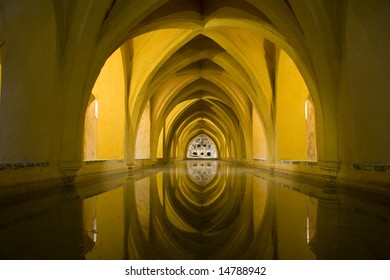 The baths of Do?a Maria of Padilla below the main palace in Seville's Alc?zar