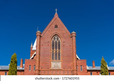 Bathurst, Australia - September 27, 2015:  St Stanislaus Roman Catholic Secondary Day And Boarding School For Boys, In Bathurst. St Stanislaus College Building