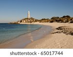 Bathurst Lighthouse â?? one of two lighthouses on Rottnest Island, Western Australia.