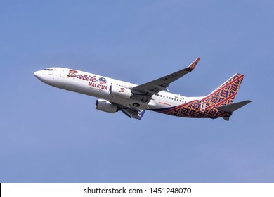 Batik Air Airplane Seen Flying Sky Stock Photo 1451248070 Shutterstock