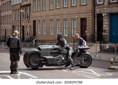 Batman Filming The Flash Film In Glasgow 30th July 2021, Glasgow Scotland 