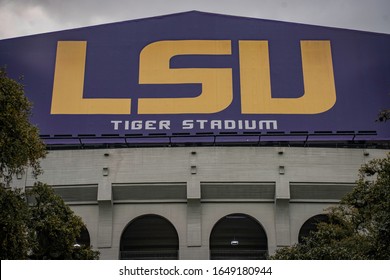 Baton Rouge, Louisiana - February 10, 2020: LSU Tiger Stadium