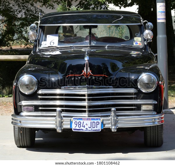 BATTAGLIA TERME, PROVINCE OF PADUA, ITALY
- 22 AUGUST 2020: Rally and review of vintage
cars