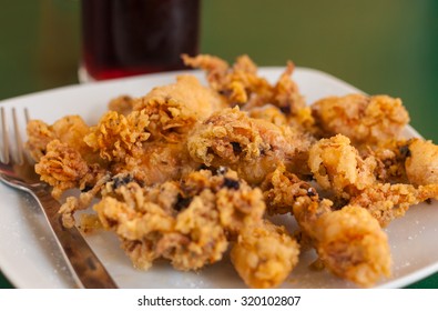 Battered Baby Squid Tapas