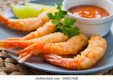 Battered King Prawns 