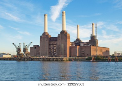 Battersea Power Station In London England UK