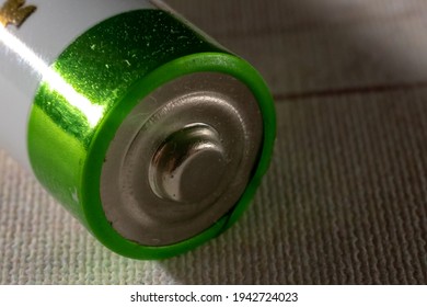 battery at the close up macro
