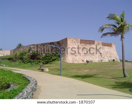 Battery of Escambron San Juan, Puerto Rico. Historical site that was part of the defense system under the spanish goverment.