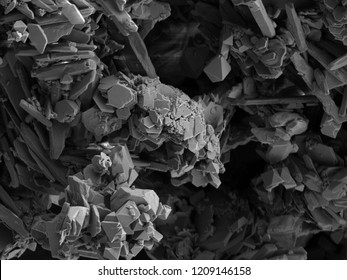 Battery Leak Electron Microscopy Image