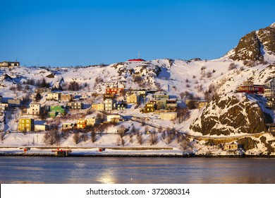 The Battery on a cold winter day in St. John's, Newfoundland and Labrador, Canada.