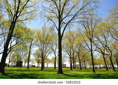 Battery Park In New York City.