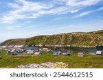 Battle Harbour Newfoundland and Labrador on Clear Bright Day