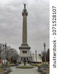 The Trenton Battle Monument is a massive column-type structure in Trenton, New Jersey, United States. It commemorates the Battle of Trenton, victory during the American Revolutionary War.