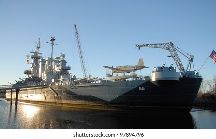 Battleship North Carolina at it's home in Wilmington
