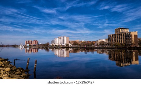 Battleship Park View Of Wilmington, NC