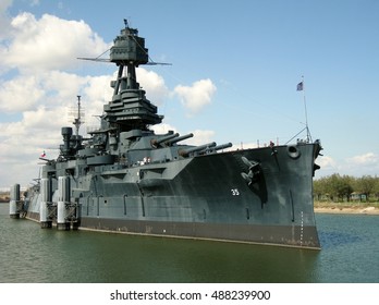 Battleship Texas In San Jacinto
