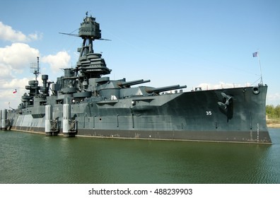 Battleship Texas In San Jacinto