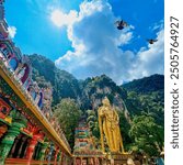 Batu Caves, near Kuala Lumpur, is a key Hindu pilgrimage site in Malaysia. It’s famous for the 140-foot Murugan statue and 272 steps leading to a cave temple. The site symbolizes Malaysia’s cultural. 