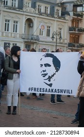 Batumi, Georgia - 24.02.2022 Free Mikheil Saakashvili Poster