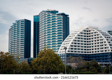 Batumi. Georgia - May 15, 2022: Modern housing infrastructure in Batumi. Georgia