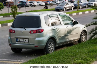 Batumi. Georgia - September 25, 2020: Mazda Demio On The Streets Of Batumi