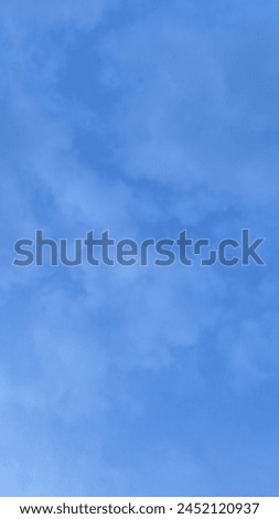 Bautiful sky with thin cloud