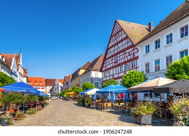 Günzburg, Bavaria, Germany - 09.09.2020: Market 