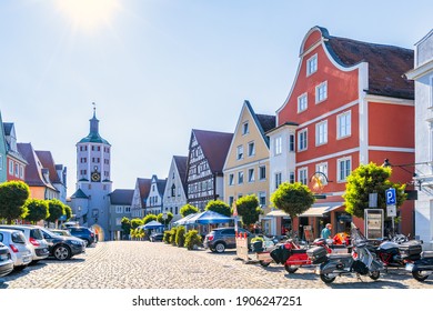 Günzburg, Bavaria, Germany - 09.09.2020: Tower Called 