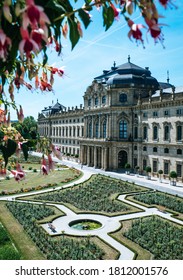 Würzburg, Bavaria / Germany - July 30th 2020: Würzburg Residence Palace