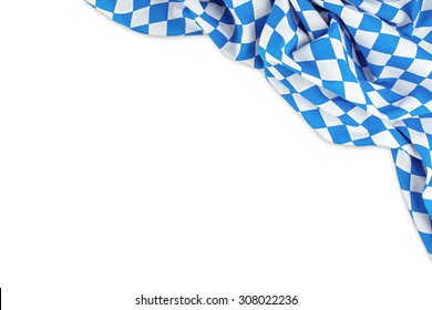 bavarian flag isolated on white background